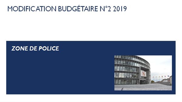 Zone de police modification budgetaire2 2019